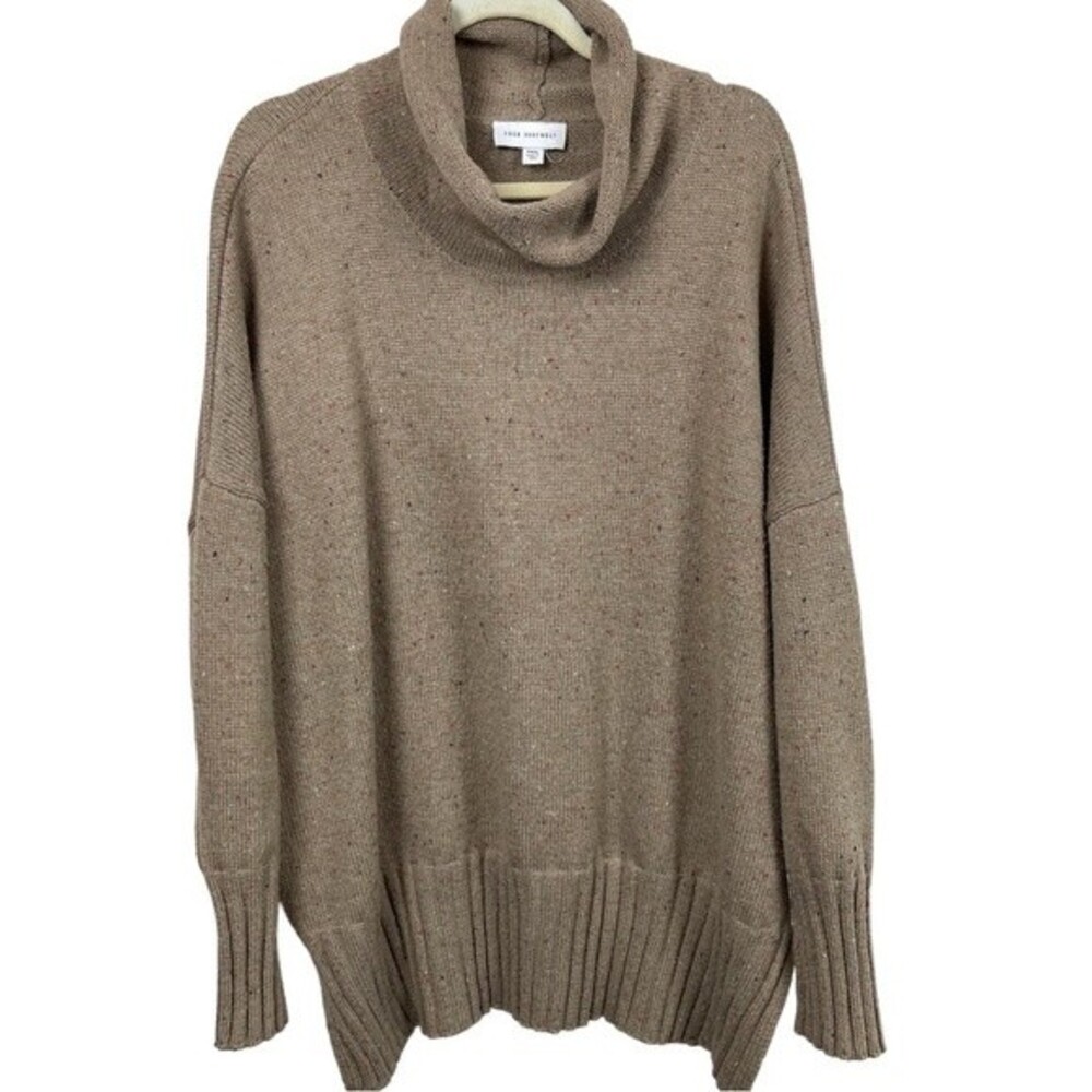 Free Assembly oversized dropped shoulder rolled collar tunic sweater size XXXL